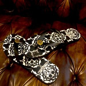 Tory Burch flip flops size 8